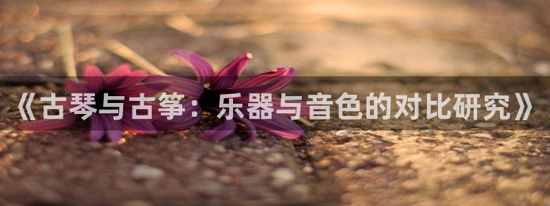 凯发k8娱乐要访问kf6819：《古琴与古筝：乐器与音色的对